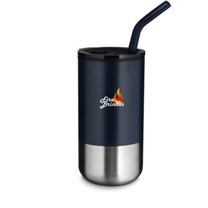 Copo Inox com Canudo