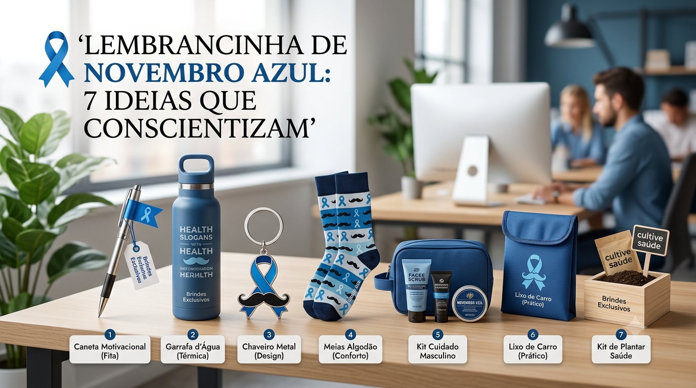 Lembrancinha de Novembro Azul: 7 ideias que conscientizam