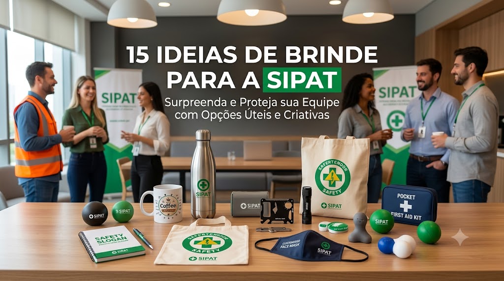 15 ideias de brinde para a SIPAT [2026]