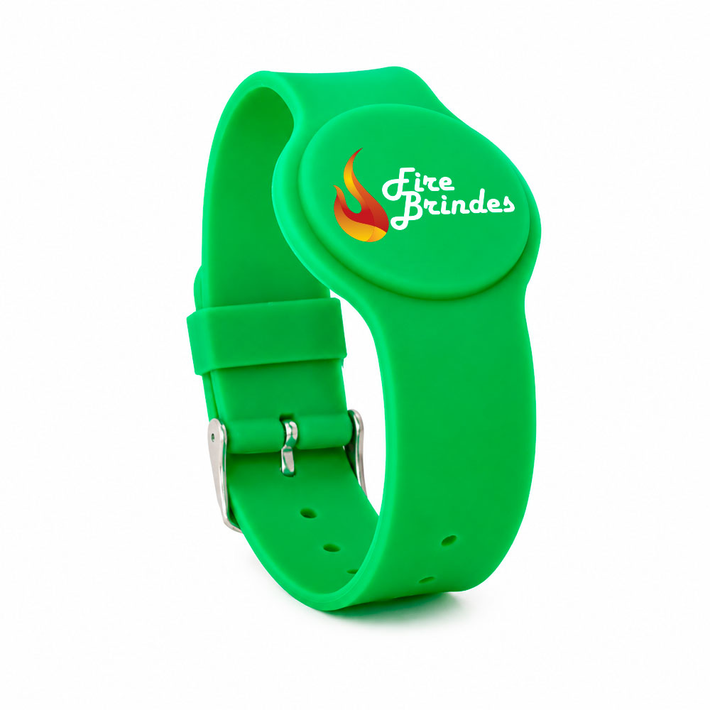Pulseira de Silicone Ajustável