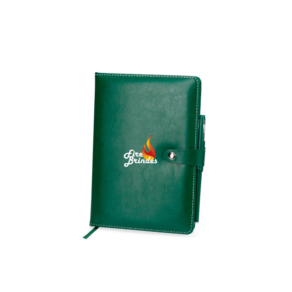 Caderneta Couro Sintético Personalizada
