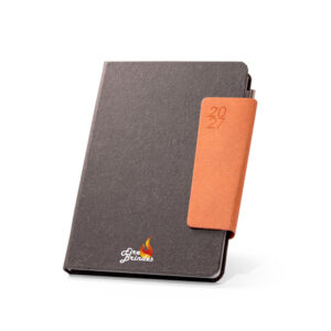Agenda B5 em pele reciclada